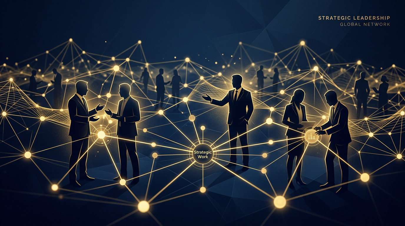 Senior professionals connected around strategic work